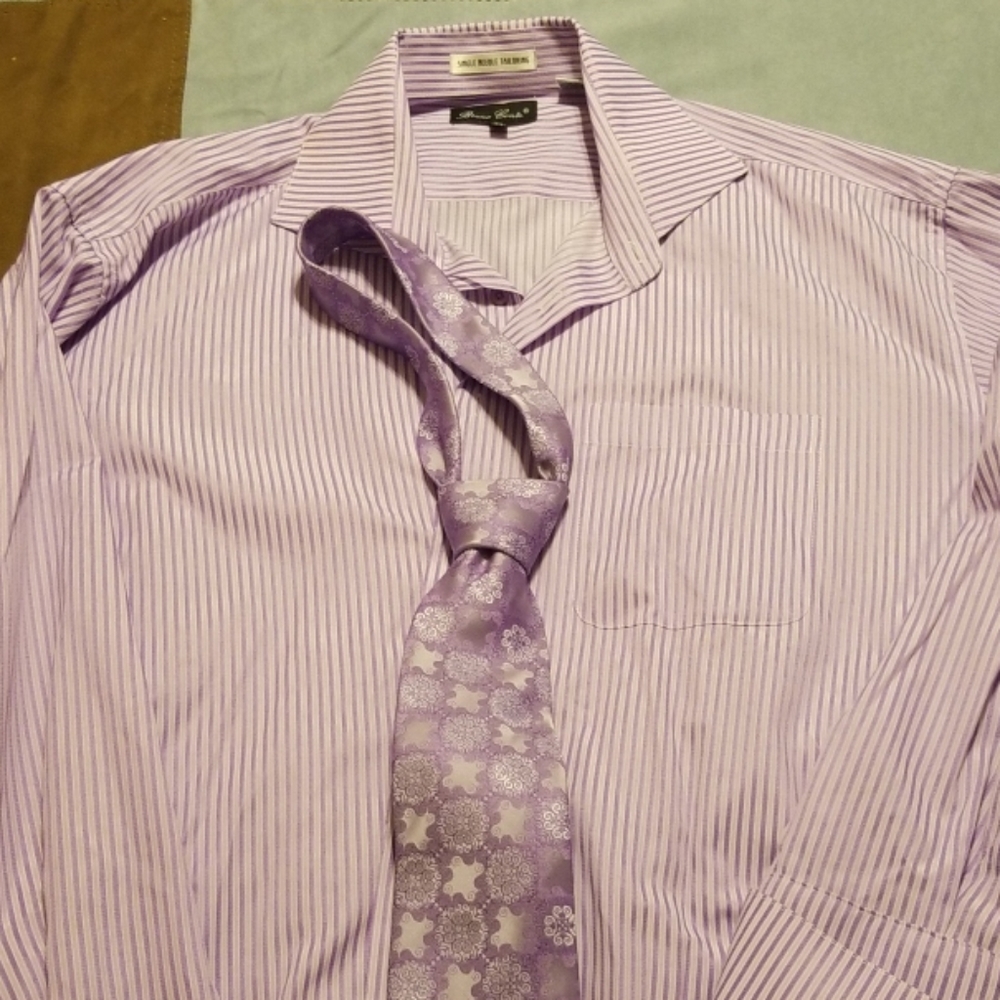 Men shirt with tie